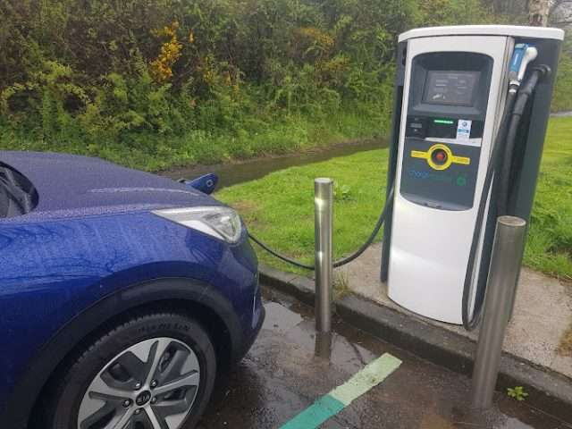 Chargeplace Scotland Charging Station in Duns United Kingdom of Great Britain and Northern Ireland
