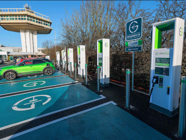 GRIDSERVE Charging Station in Lancaster United Kingdom of Great Britain and Northern Ireland