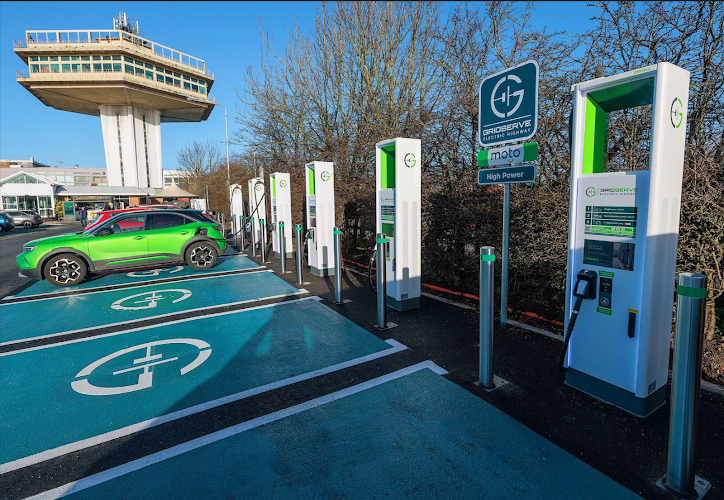 GRIDSERVE Charging Station EV Charging Station at Jct 32