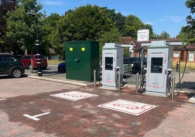 InstaVolt Charging Station in Basingstoke United Kingdom of Great Britain and Northern Ireland