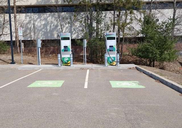 ChargePoint Charging Station in Trois-Rivières Quebec Canada