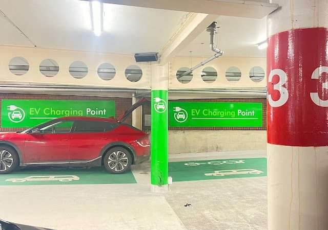 Monta Charging Station in Newry United Kingdom of Great Britain and Northern Ireland