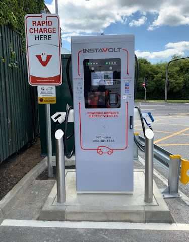 InstaVolt Charging Station in Barnsley United Kingdom of Great Britain and Northern Ireland