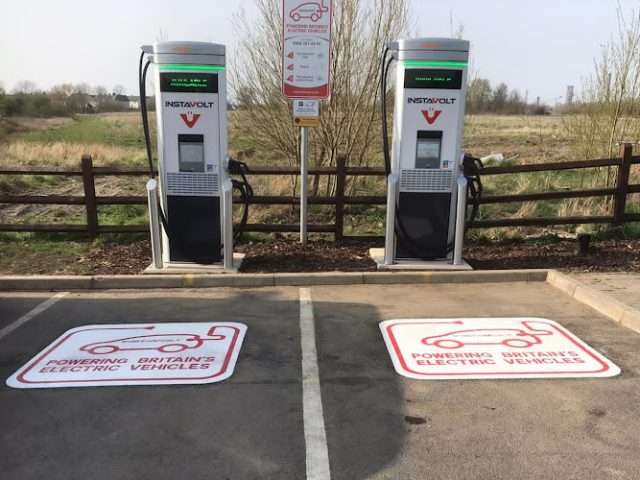 InstaVolt Charging Station in Middlesbrough United Kingdom of Great Britain and Northern Ireland