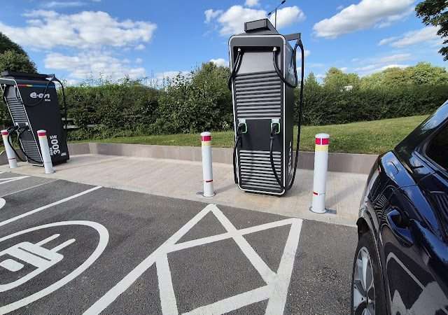 E.ON Drive Charging Station in Birmingham United Kingdom of Great Britain and Northern Ireland