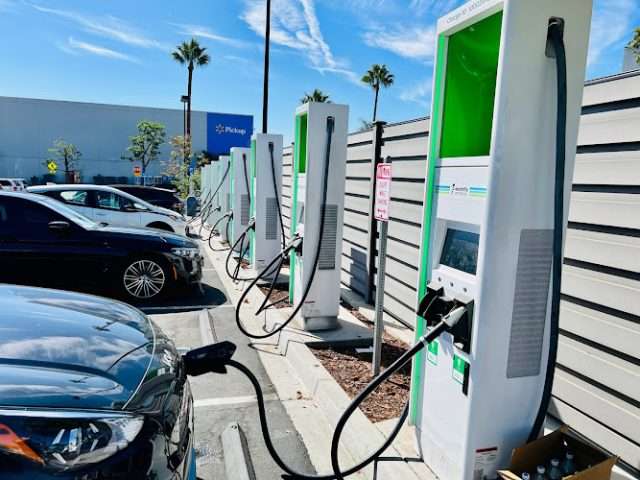 Electrify America Charging Station in Burbank California