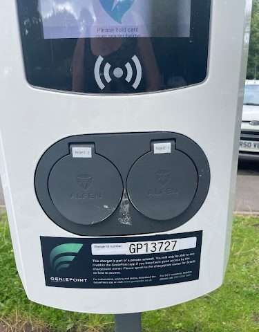 GeniePoint Charging Station in Macclesfield United Kingdom of Great Britain and Northern Ireland