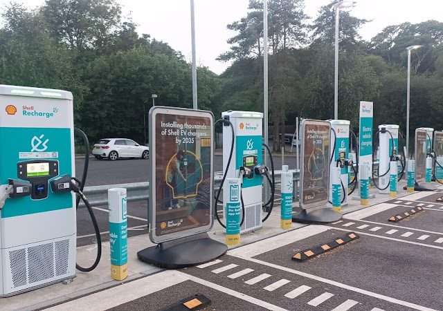 Shell Recharge Charging Station in Liphook United Kingdom of Great Britain and Northern Ireland
