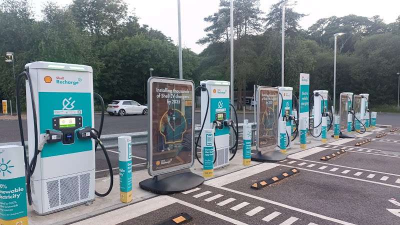 Shell Recharge Charging Station EV Charging Station at A3