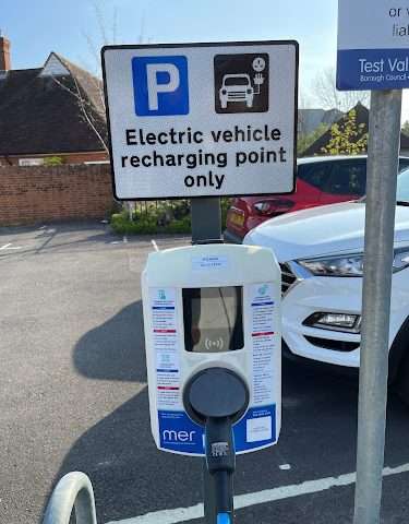 Mer Charging Station in Romsey United Kingdom of Great Britain and Northern Ireland