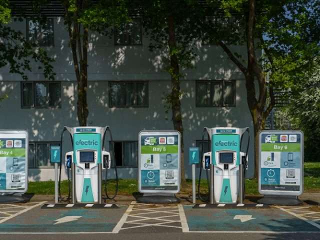 Applegreen Electric Charging Station in Hertfordshire United Kingdom of Great Britain and Northern Ireland