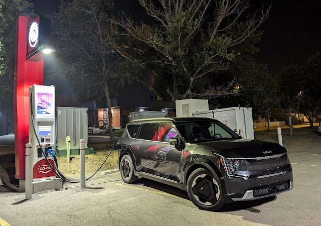 Co-op Connect Charging Station in Swift Current Saskatchewan Canada