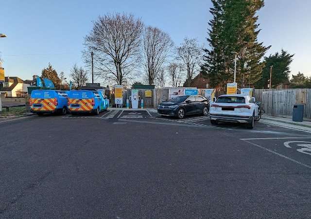 Shell Recharge Charging Station in St Albans United Kingdom of Great Britain and Northern Ireland