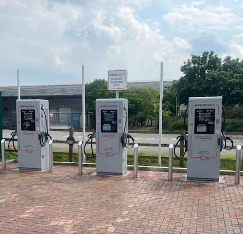 InstaVolt Charging Station in Melksham United Kingdom of Great Britain and Northern Ireland