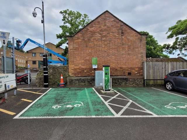 Fuuse Charging Station in Yeovil United Kingdom of Great Britain and Northern Ireland