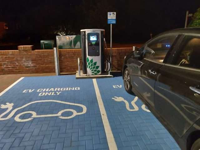 bp pulse Charging Station in Newark United Kingdom of Great Britain and Northern Ireland