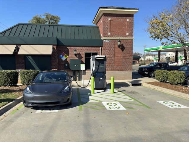 EV Connect Charging Station in Concord North Carolina