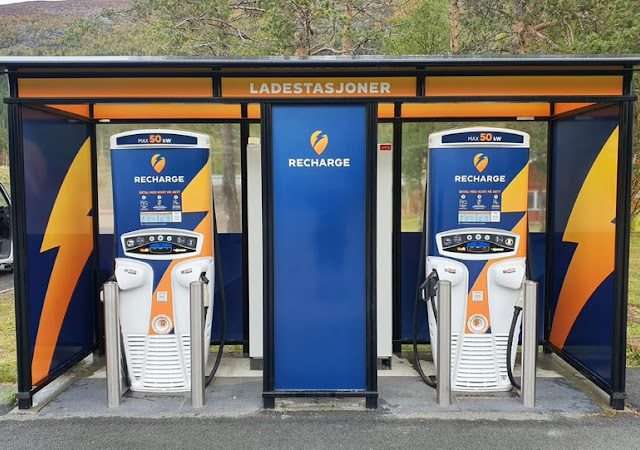Recharge Charging Station in Storforshei Norway 8630