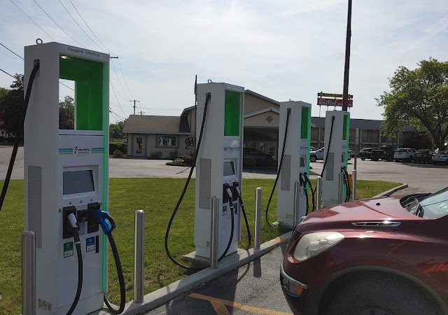 Electrify America Charging Station in Herkimer New York