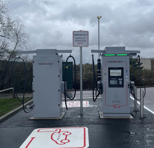InstaVolt Charging Station in Leicester United Kingdom of Great Britain and Northern Ireland