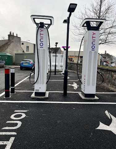 IONITY Charging Station in Stranraer United Kingdom of Great Britain and Northern Ireland