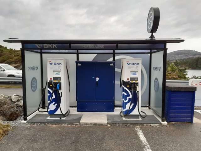 BKK Nett Charging Station in Hardbakke Norway 6924