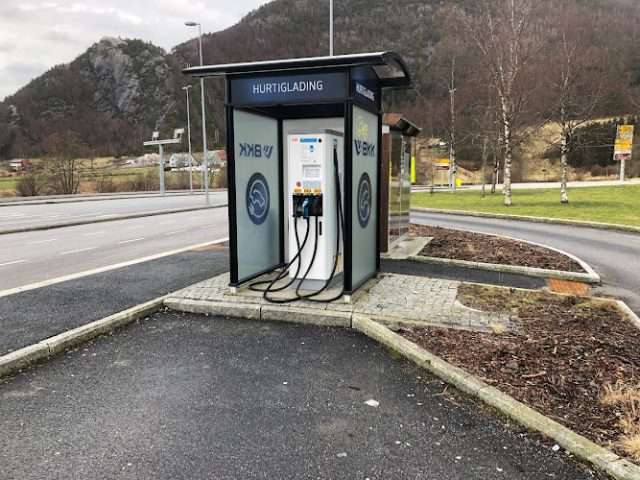 BKK Charging Station. in Brekke Norway 5961