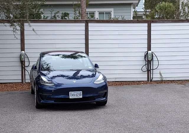Tesla Destination Charger in Jekyll Island Georgia