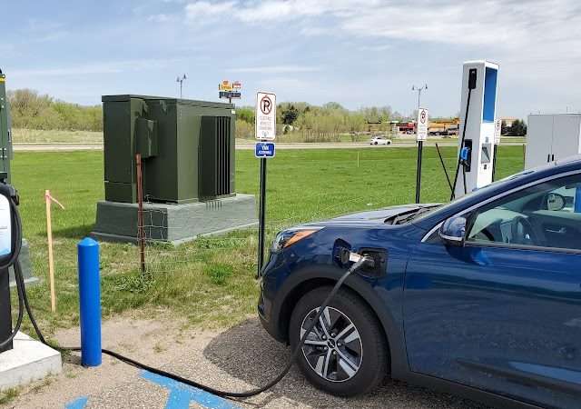 ZEF Charging Station in Albert Lea Minnesota