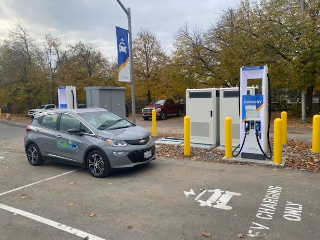 EVolve NY Charging Station in Amsterdam New York