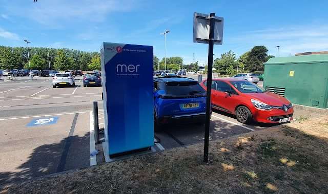 Mer Charging Station in Eastleigh United Kingdom of Great Britain and Northern Ireland