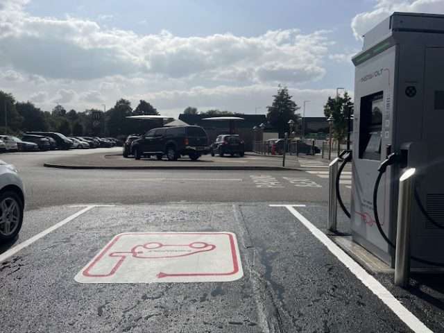 InstaVolt Charging Station in Yeovil United Kingdom of Great Britain and Northern Ireland