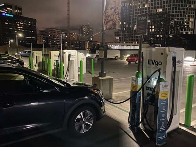 EVgo Charging Station in Oakland California