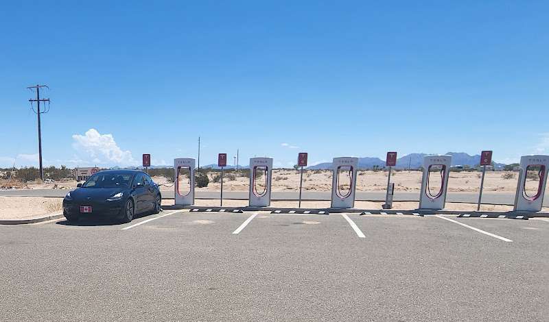 Tesla Supercharger EV Charging Station at 9250 S Ave 40 E