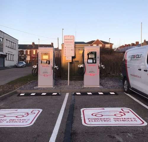 InstaVolt Charging Station in South Shields United Kingdom of Great Britain and Northern Ireland
