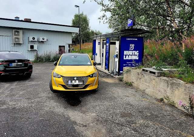 Vattenfall Charging Station in Kautokeino Norway 9520