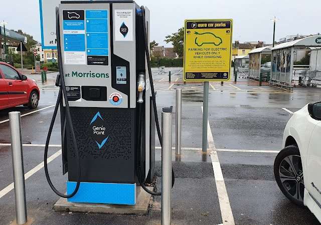 GeniePoint Charging Station in Hastings United Kingdom of Great Britain and Northern Ireland