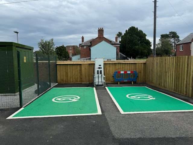Fuuse Charging Station in Shrewsbury United Kingdom of Great Britain and Northern Ireland