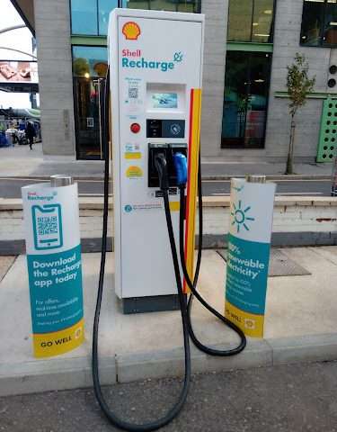 Shell Recharge Charging Station in London United Kingdom of Great Britain and Northern Ireland