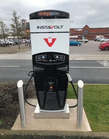 InstaVolt Charging Station in Crewe United Kingdom of Great Britain and Northern Ireland