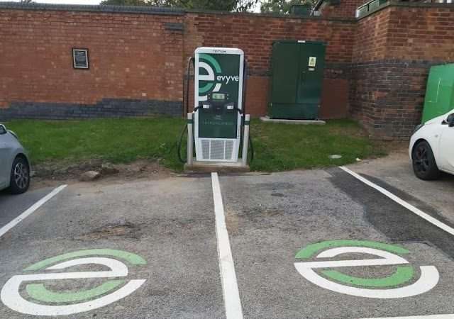 evyve Charging Station in Leicester United Kingdom of Great Britain and Northern Ireland