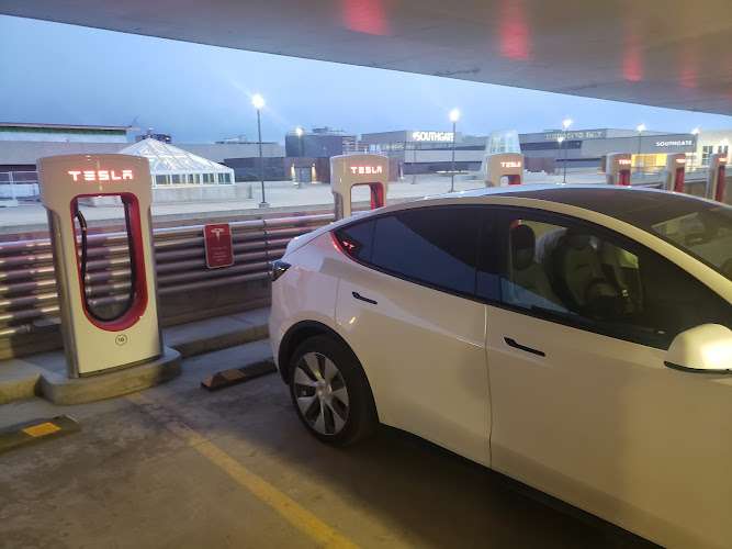Tesla Supercharger EV Charging Station at 5015 111 St NW