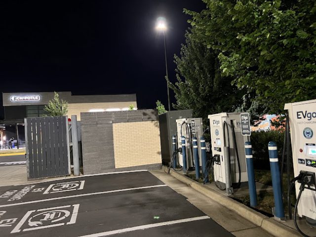 EVgo Charging Station in Chantilly Virginia