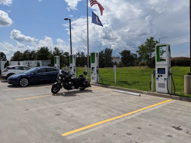 Electrify America Charging Station in Zion Crossroads Virginia