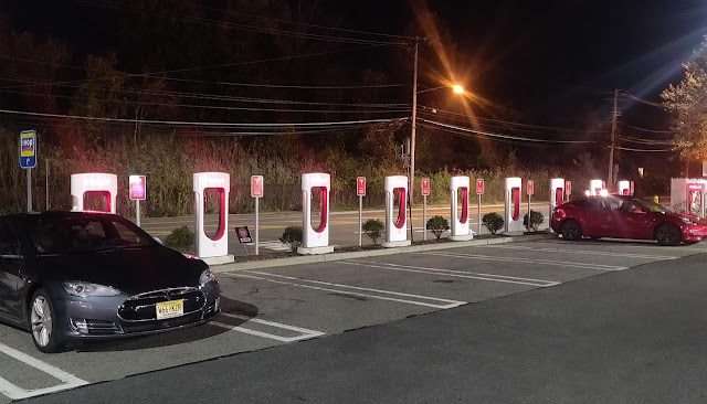Tesla Supercharger in Boonton New Jersey
