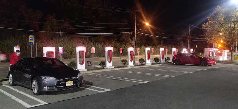 Tesla Supercharger EV Charging Station at 550 Myrtle Ave