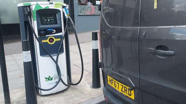 bp pulse Charging Station in London United Kingdom of Great Britain and Northern Ireland