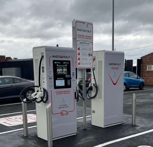 InstaVolt Charging Station in Stafford United Kingdom of Great Britain and Northern Ireland