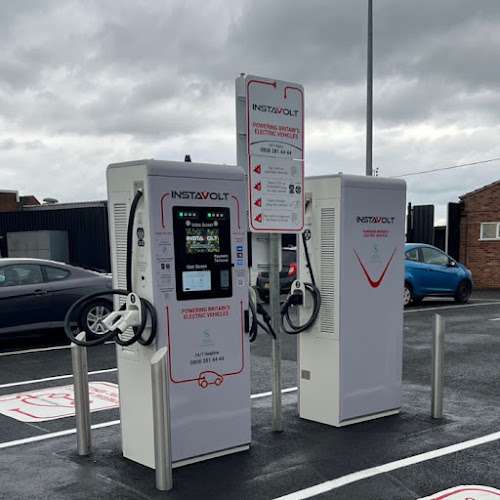 InstaVolt Charging Station EV Charging Station at Rangers FC