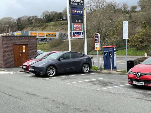Osprey Charging Station in Bangor United Kingdom of Great Britain and Northern Ireland